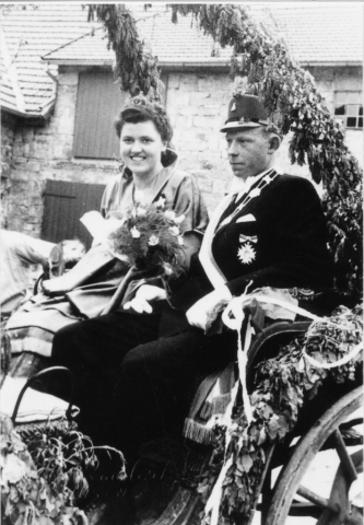 Königspaar 1950 - Meinolf Voß und Thea Manuel