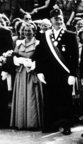 Königspaar 1952 - Anton Wübbeke und Anna Huck