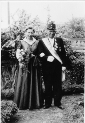 Königspaar 1954 - Heinrich Brand und Elisabeth Hillebrand