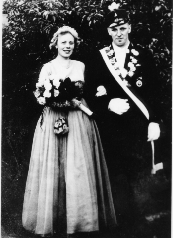 Königspaar 1958 - Konrad Menke und Elisabeth Thiele (Menke)