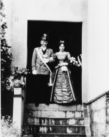 Königspaar 1960 - Josef Josephs und Elsbeth Wischermann
