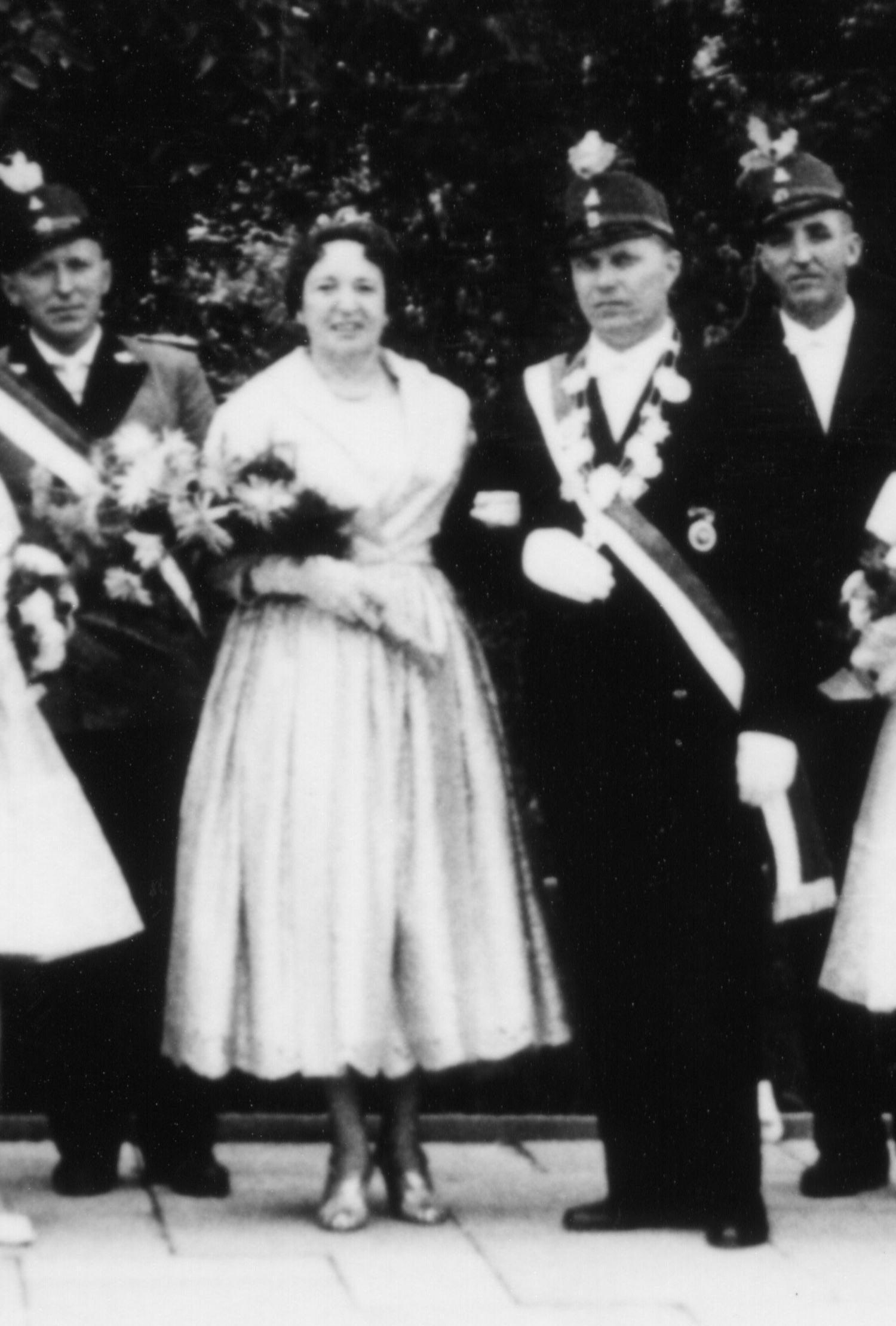 Königspaar 1961 - Franz und Theresia Hartmann