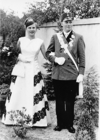 Königspaar 1964 - Bernhard Bickmann und Hiltrud Bode