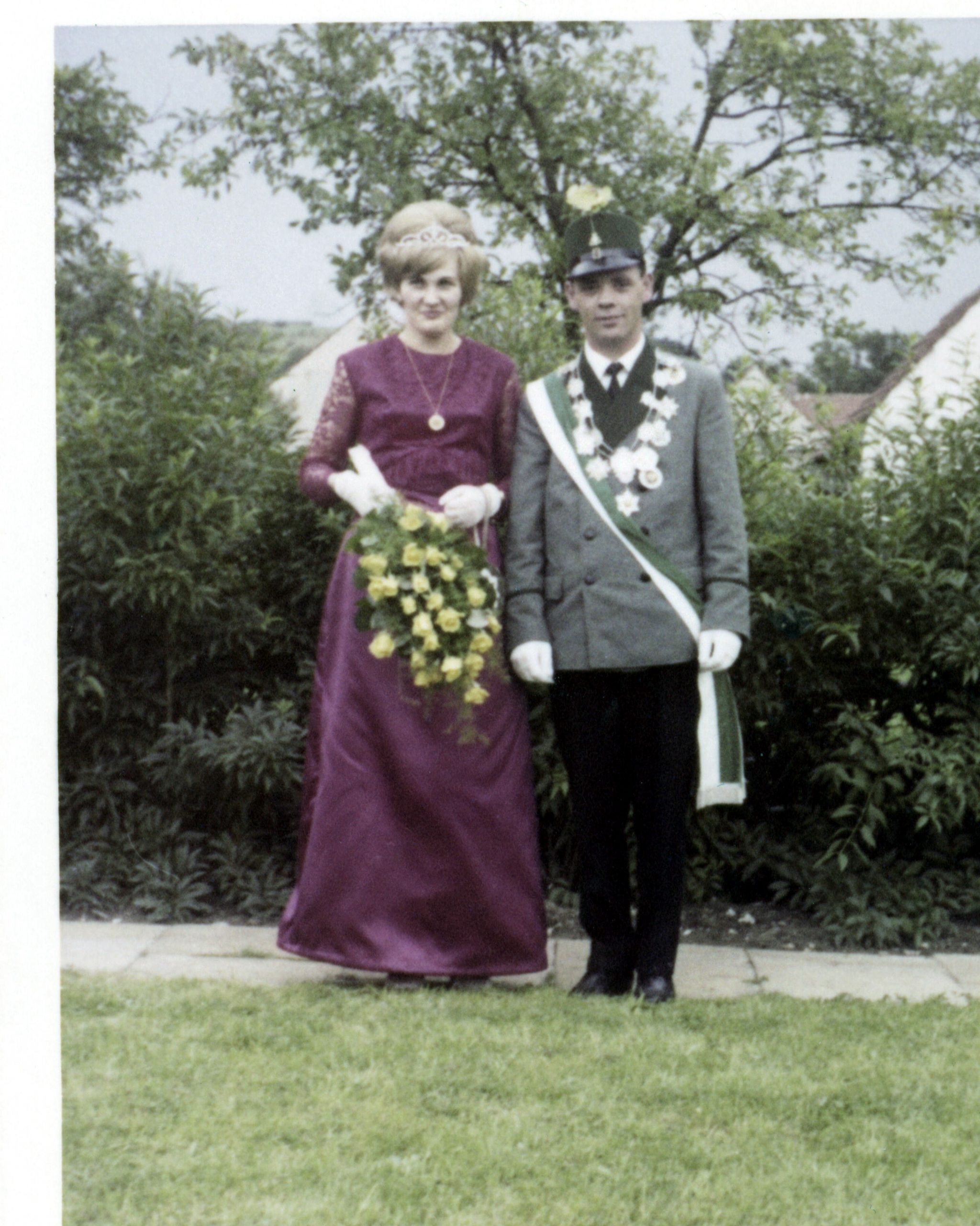 Königspaar 1966 - Anton Lüke und Marlene Unterste