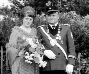 Königspaar 1981 - Konrad und Resi Dreps