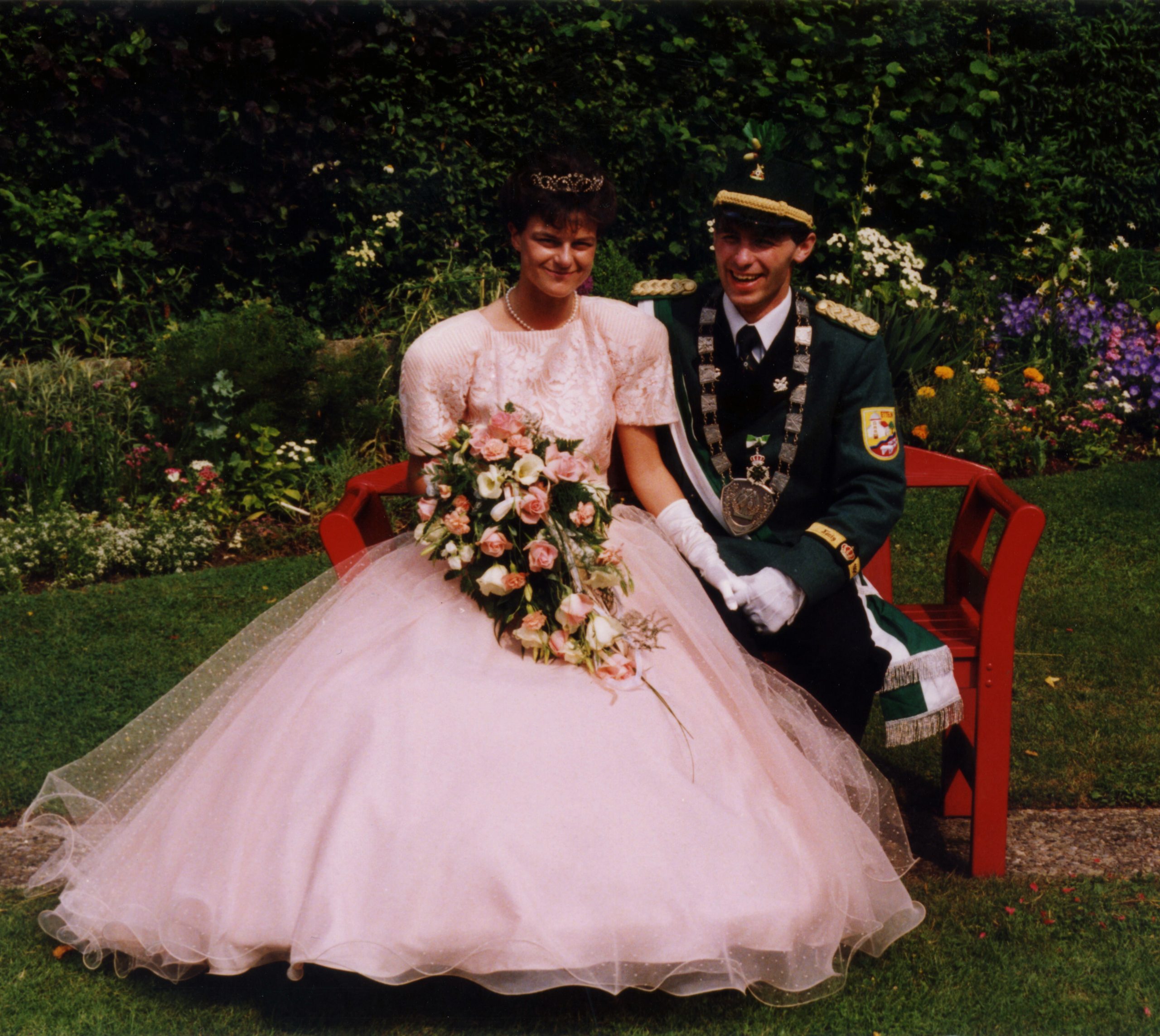 Königspaar 1991 - Alfons Kloppenburg und Kordula Bickmann