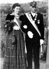 Königspaar 1949 - Franz Bickmann und Maria Knaup